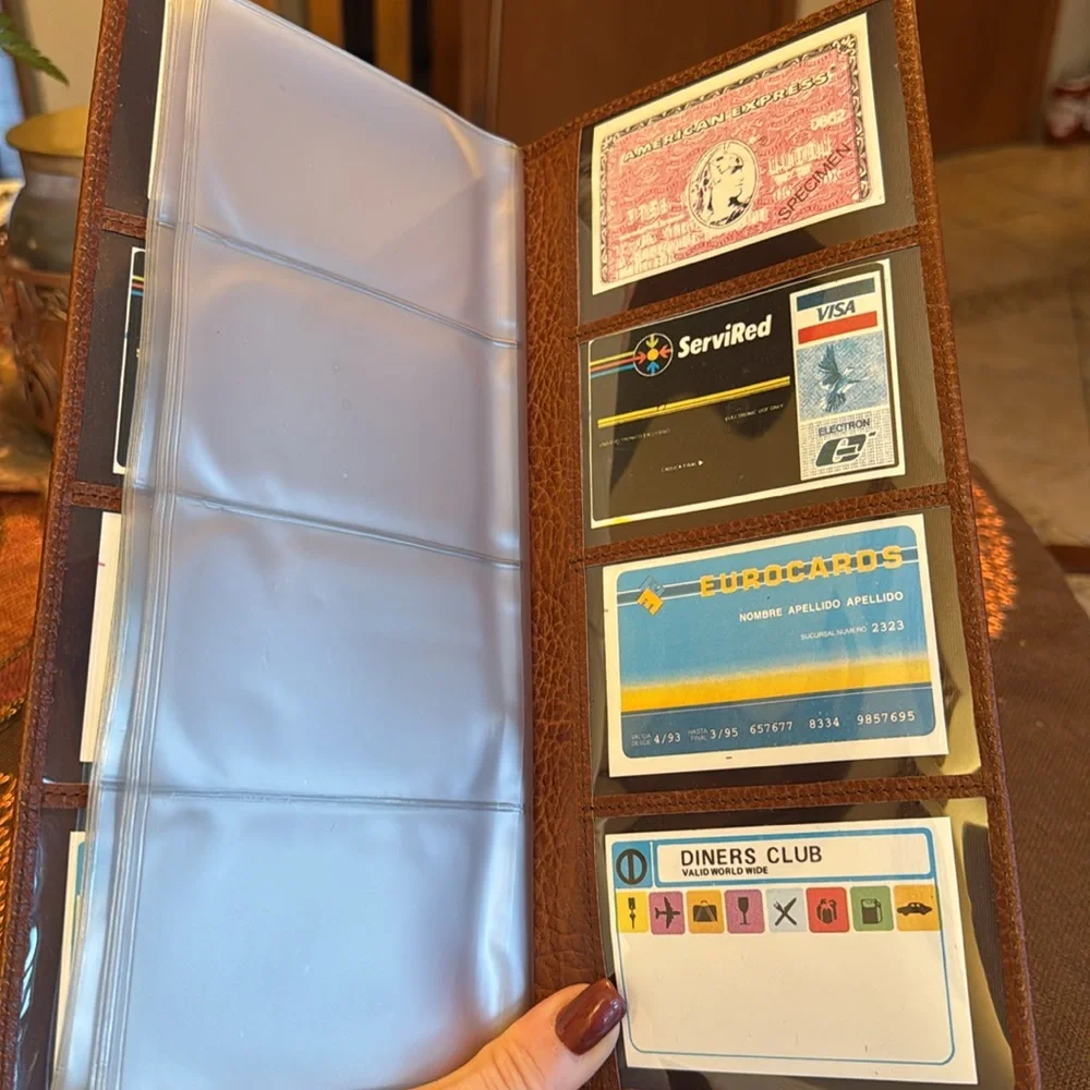 Wallet for business or credit cards.